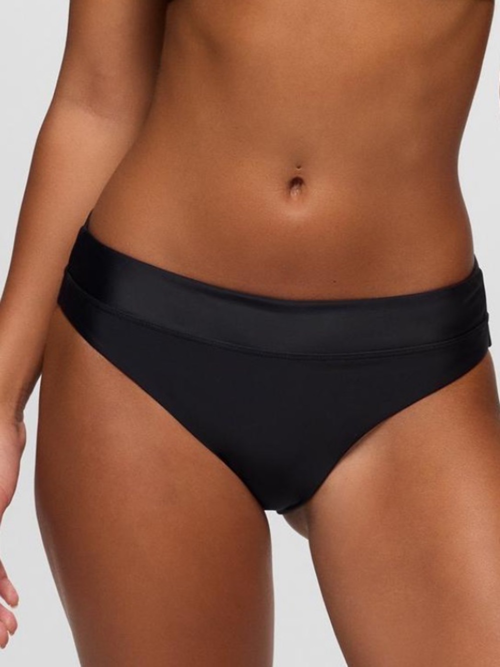 Prana Black Summer Wave Bikini Bottom